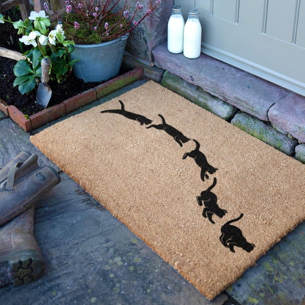 Fußmatte aus Kokosfasern, 40 x 60 cm Jumping Cats - Artsy Doormats-image-2