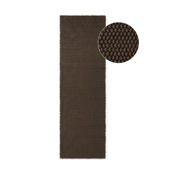 Dunkelbraune Lauffläche für den Innen- und Außenbereich, 80 × 250 cm Southwark - Ted Baker