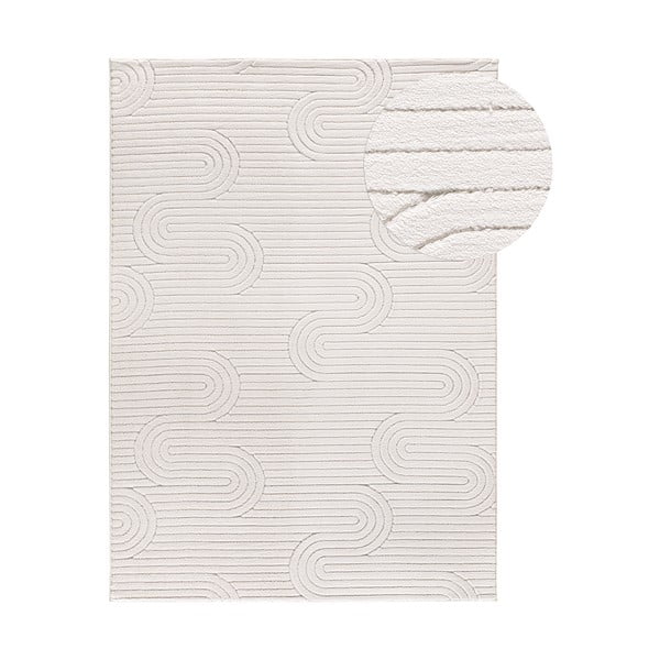 Cremefarbener Teppich 60 x 110 cm Estilo - Universal