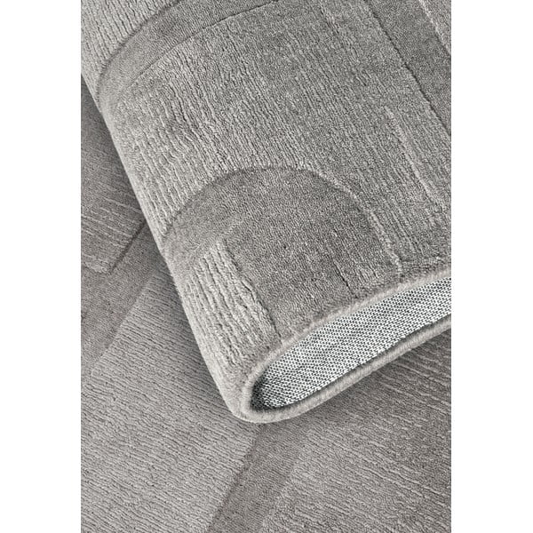 Grauer, handgewebter Wollteppich, 80 × 150 cm Alexis - Villeroy&Boch-image-3