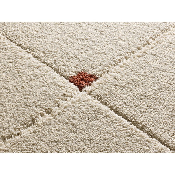 Teppich in Ziegelrot und Creme, 80 x 150 cm Brenda - Universal-image-2