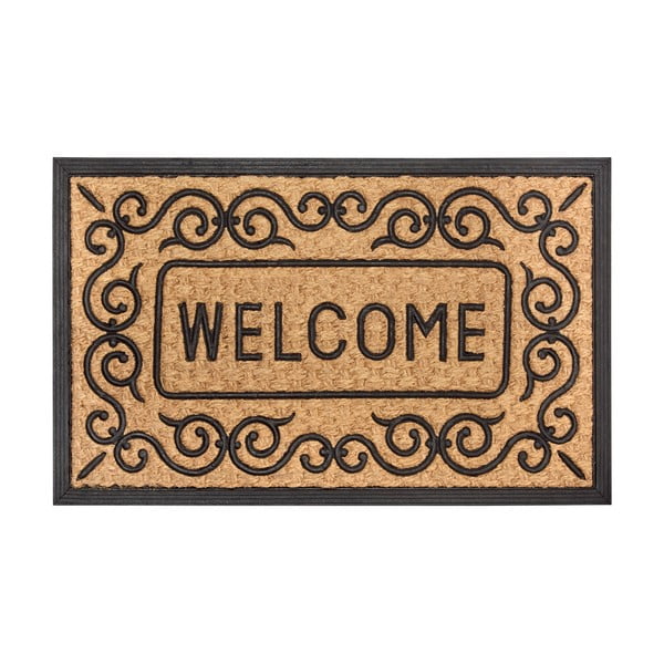 Fußmatte 45 × 75 cm Floral Border - Hanse Home