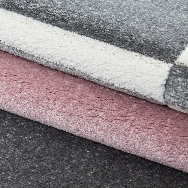 Rosa-grauer Läufer, 80 × 300 cm Hawaii - Ayyildiz Carpets-image-2