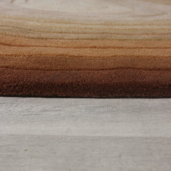 Wollteppich in Ziegelrot, 160 × 230 cm Puddle Ombre Wool - Flair Rugs-image-3