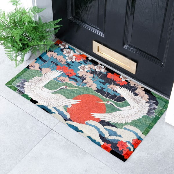 Fußmatte 40 × 70 cm Japanese Bird - Artsy Doormats-image-1