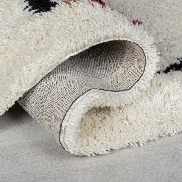 Cremefarbener, handgewebter Wollteppich, 120 x 170 cm Moroccan Fes - Flair Rugs-image-2
