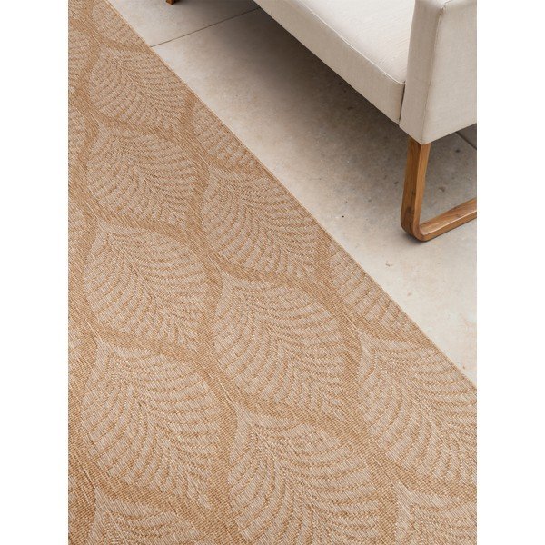 Laufmatte für drinnen und draußen in den Farben Beige und Elfenbein, 80 x 250 cm Duet Liora - Hanse Home-image-3