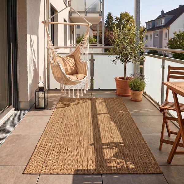 Brauner Teppich für den Innen- und Außenbereich, 80 × 150 cm Mira 1450 - Ayyildiz Carpets-image-1
