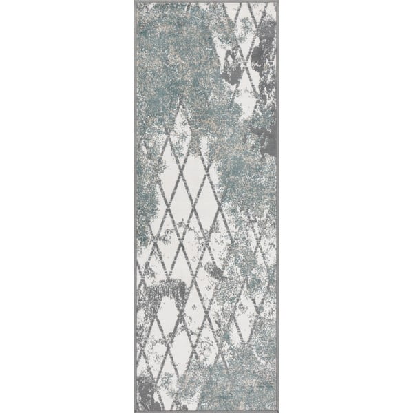 Läufer, grau-blau, 70 × 200 cm Sensi Gepi - FD