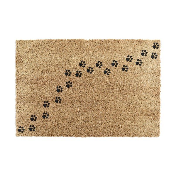 Fußmatte aus Kokosfasern, 40 x 60 cm Paw Prints - Artsy Doormats