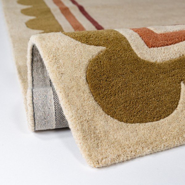 Handgewebter Wollteppich in Naturfarbe, 120 x 170 cm Lois - Flair Rugs-image-4