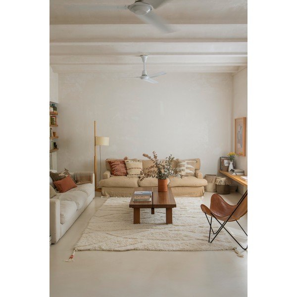 Weißer, waschbarer, handgewebter Wollteppich, 170 x 240 cm Enkang Ivory - Lorena Canals-image-4
