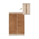 Baumwollteppich in Beige-Ziegelrot, 140 x 200 cm Duetto Toffee - Lorena Canals