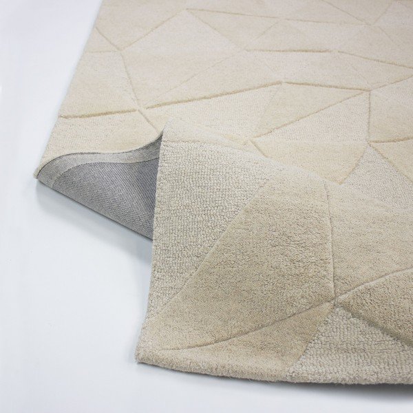 Beiger, handgewebter Wollteppich, 160 × 230 cm Shard - Flair Rugs-image-4