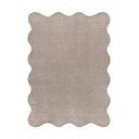 Taupefarbener, waschbarer Teppich 160 x 230 cm Mellow - Universal