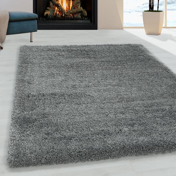 Grauer Teppich 60 × 110 cm Fluffy - Ayyildiz Carpets-image-1