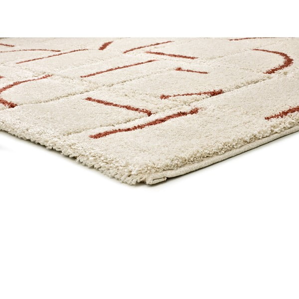 Teppich in Ziegelrot und Creme, 160 × 230 cm Brenda - Universal-image-4