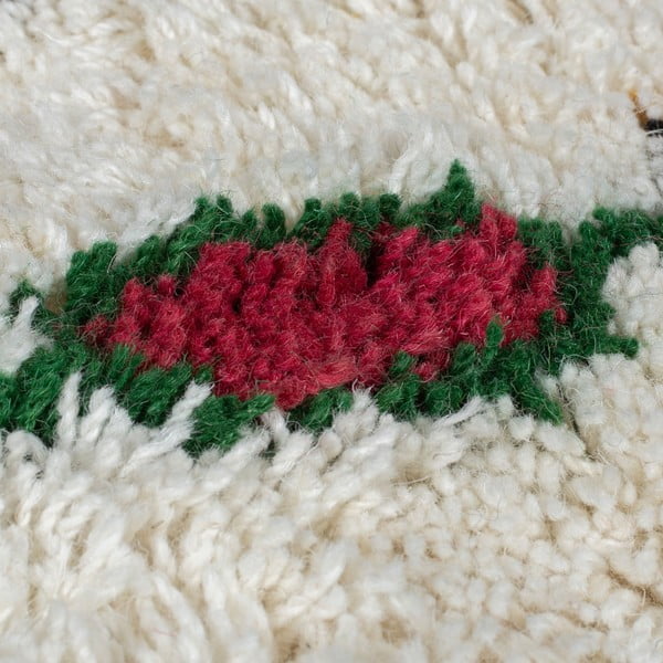 Cremefarbener, handgewebter Wollteppich, 120 x 170 cm Moroccan Fes - Flair Rugs-image-3