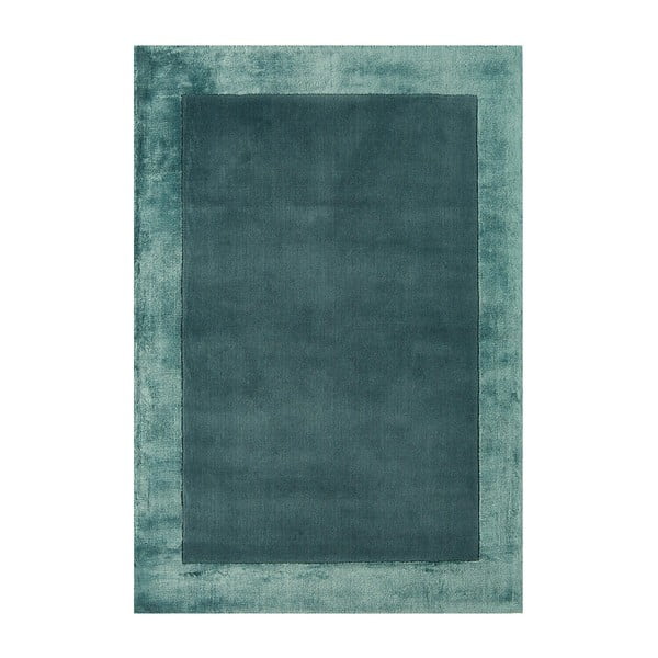 Handgewebter Teppich mit Wollanteil in Petrolblau, 160 × 230 cm Ascot - Asiatic Carpets