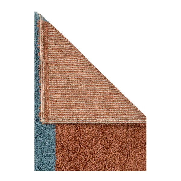 Handgewebter Wollteppich, 80 × 140 cm Chroma Cinnamon - Lorena Canals-image-4