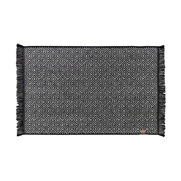 Schwarze Badematte 50x80 cm Morocco – Mette Ditmer Denmark
