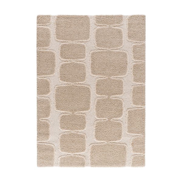 Beige/cremefarbener Teppich 120 × 170 cm Ember - Universal