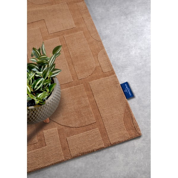 Brauner, handgewebter Wollläufer, 80 x 250 cm Alexis - Villeroy&Boch-image-2