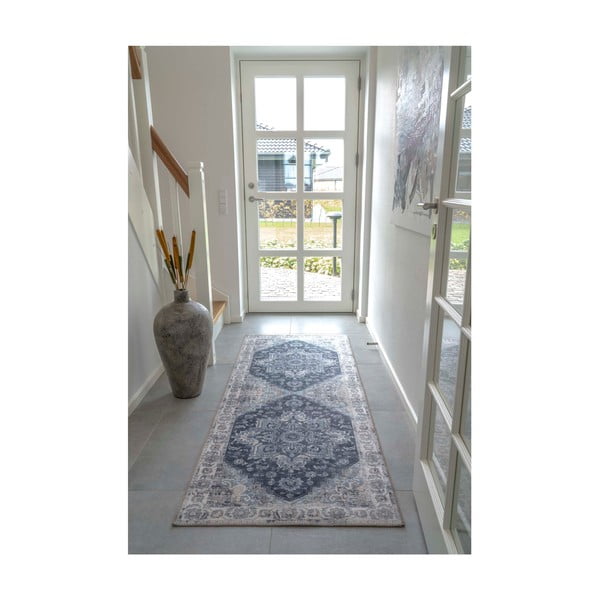 Blauer Läufer, 200 × 80 cm Havana - House Nordic-image-2