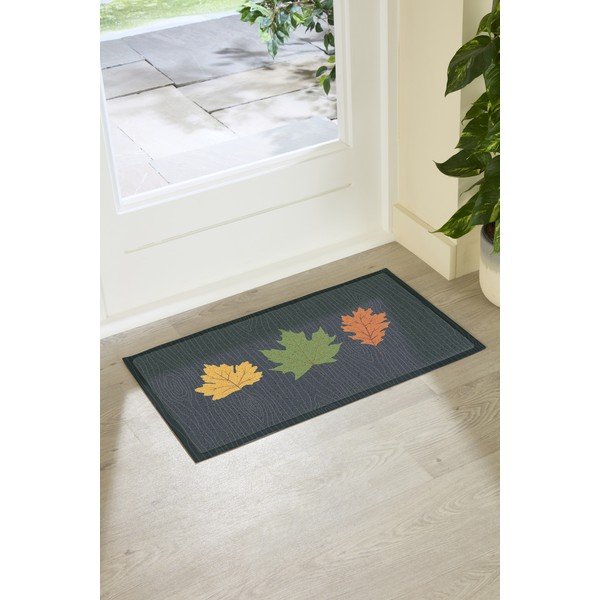 Fußmatte 40 × 70 cm Autumn Leaves on Green - Artsy Doormats-image-3