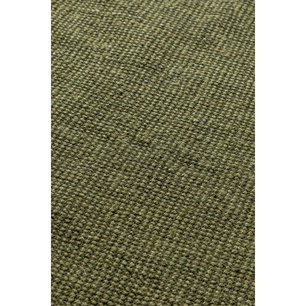 Khaki-farbener Jute-Teppich, 190 × 280 cm Bouclé - Hanse Home-image-2