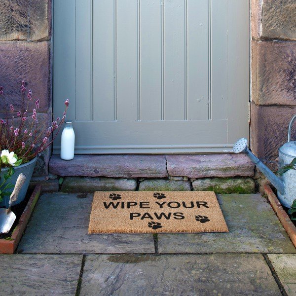 Fußmatte aus Kokosfasern, 40 x 60 cm Wipe Your Paws - Artsy Doormats-image-4