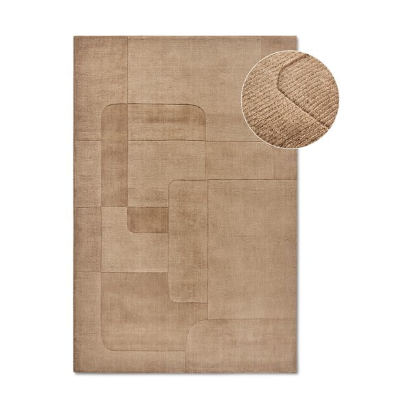 Beiger, handgewebter Wollteppich, 190 × 280 cm Charlotte - Villeroy&Boch