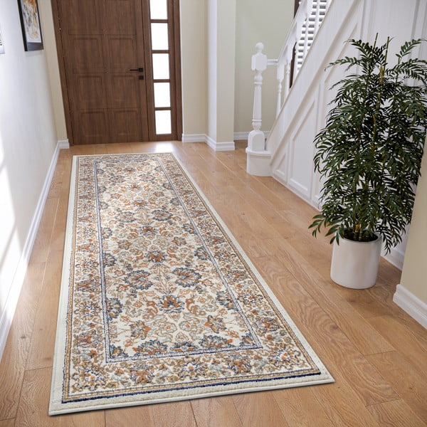 Cremefarbener Läufer 80 × 240 cm Orient Saraceni - Hanse Home-image-1