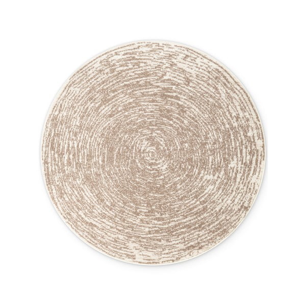Beige-cremefarbener runder Teppich, Ø 120 cm Gloria Cavallo - Hanse Home