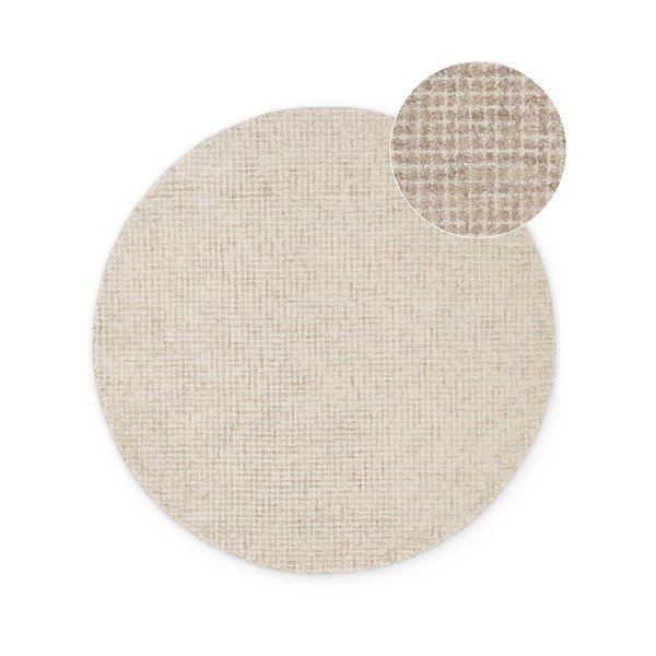 Beige Teppich ø 200 cm Eloise – Hanse Home