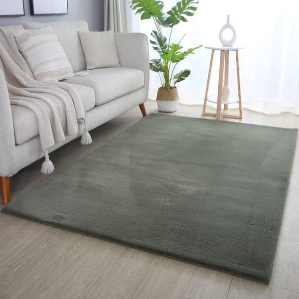 Grüner, waschbarer Teppich, 200 × 290 cm Pouffy - Ayyildiz Carpets-image-1