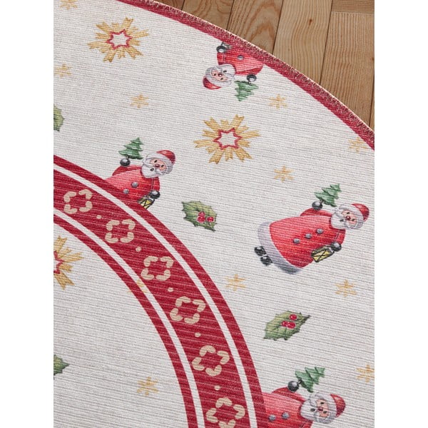 Roter runder Teppich mit Weihnachtsmotiv, Ø 160 cm Toy's Delight Santa Claus - Villeroy&Boch-image-3
