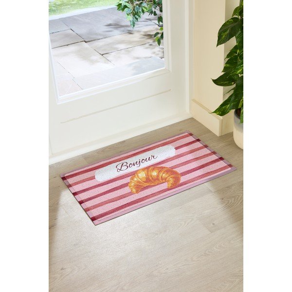 PVC-Fußmatte 40 × 70 cm Croissant Bonjour - Artsy Doormats-image-2