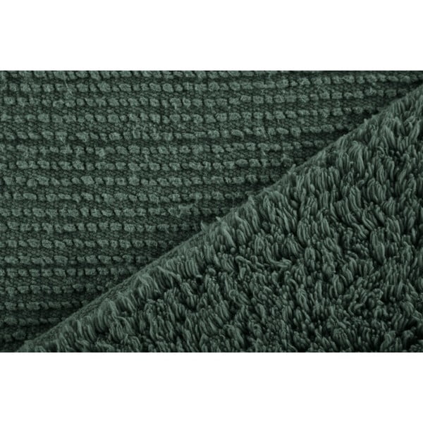 Dunkelgrüner Badezimmerteppich, 100 x 60 cm Riva - Tiseco Home Studio-image-1