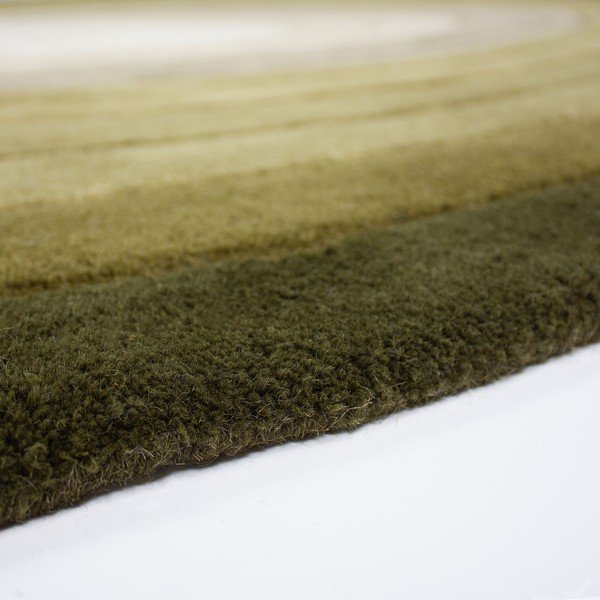 Grüner, handgewebter Wollteppich, 160 × 230 cm Puddle Ombre - Flair Rugs-image-2