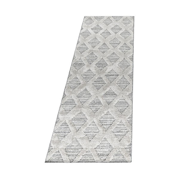 Hellgrauer Läufer, 80 x 250 cm Pisa - Ayyildiz Carpets