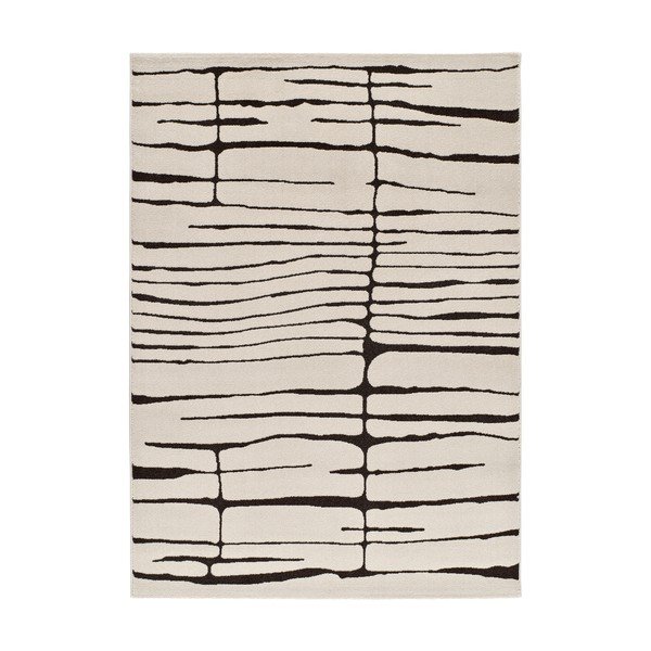 Cremefarbener Teppich 160 × 230 cm Retro - Universal