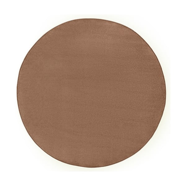 Brauner runder Teppich, Durchmesser 133 cm Fancy - Hanse Home