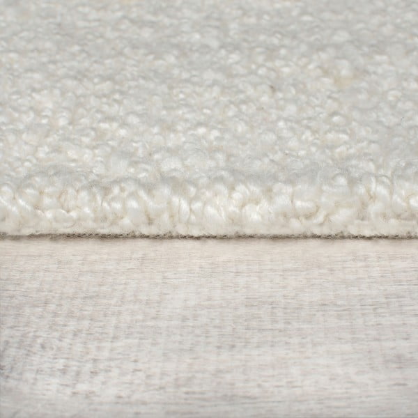 Cremefarbener, handgewebter Teppich mit Wollanteil, 120 x 170 cm Astera Linear - Flair Rugs-image-4