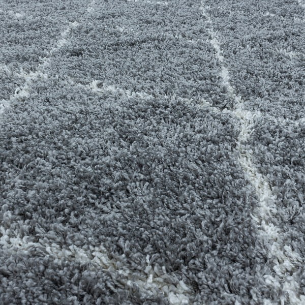 Grauer Läufer 80 × 250 cm Alvor - Ayyildiz Carpets-image-2