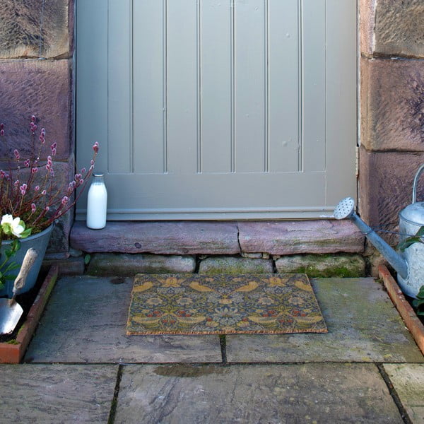 Fußmatte aus Kokosfasern, 60 x 90 cm William Morris Strawberry Thief - Artsy Doormats-image-4