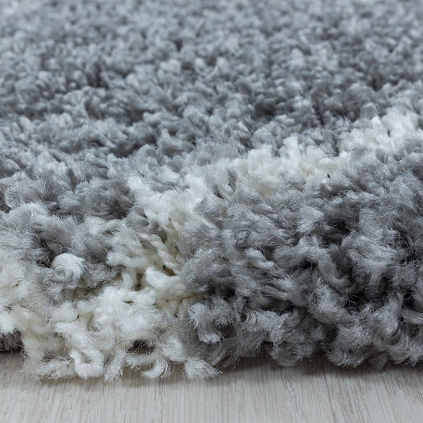 Grauer Läufer 80 × 250 cm Alvor - Ayyildiz Carpets-image-3