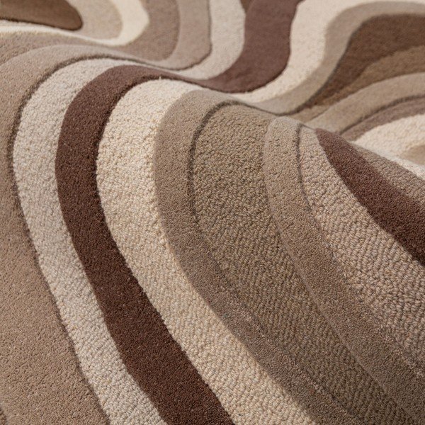Brauner/beiger, handgewebter Wollteppich, 200 × 290 cm Envy Wool - Flair Rugs-image-2