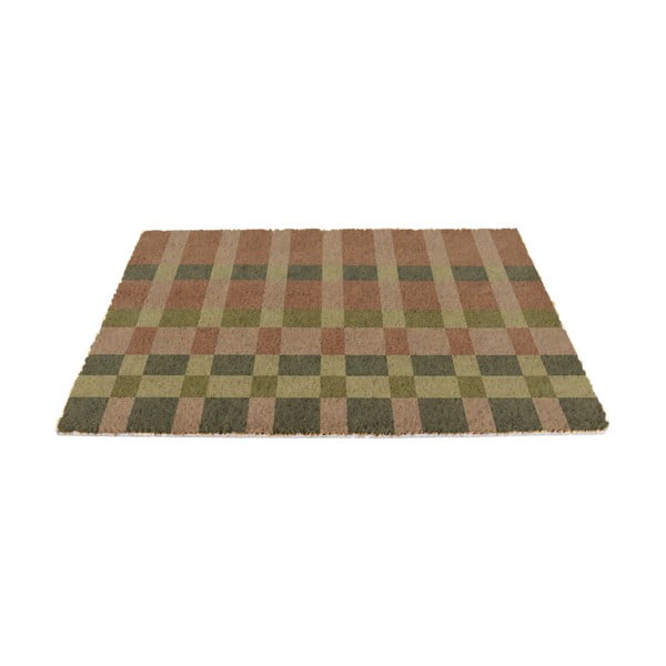 Fußmatte aus Kokosfasern, 40 x 60 cm Pink and Blue Check - Artsy Doormats