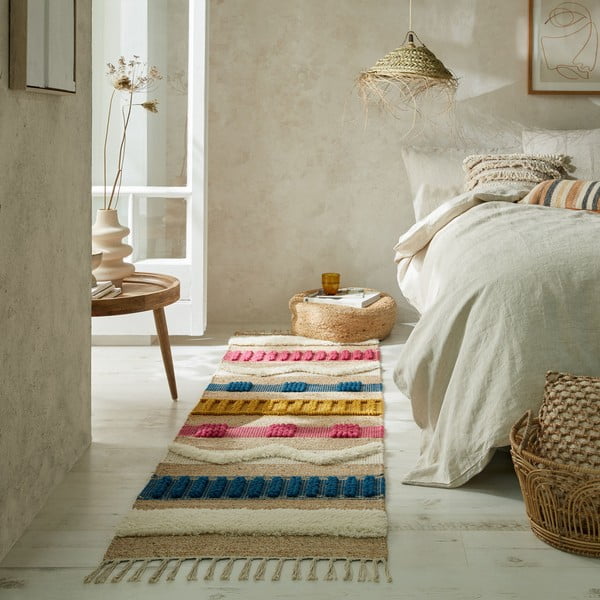 Läufer in Naturfarbe, 60 x 230 cm Medina - Flair Rugs-image-1